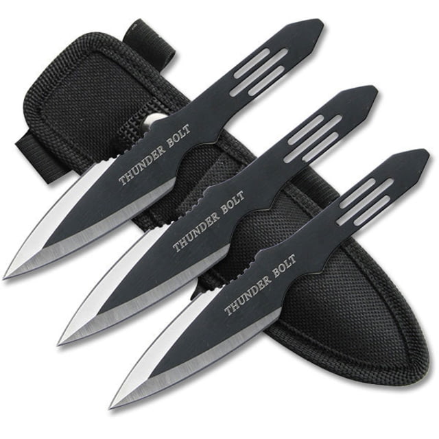 Perfect Point Tactical 5.5in Stainless Steel Blade Black Stainless Steel Handle - Perfect Point