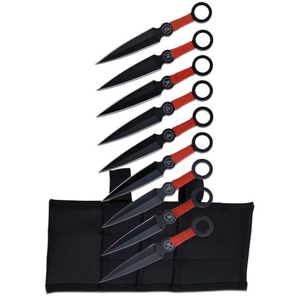 Perfect Point Tactical 6.25in Stainless Steel Blade Red Rope Wrapped Handle - Perfect Point
