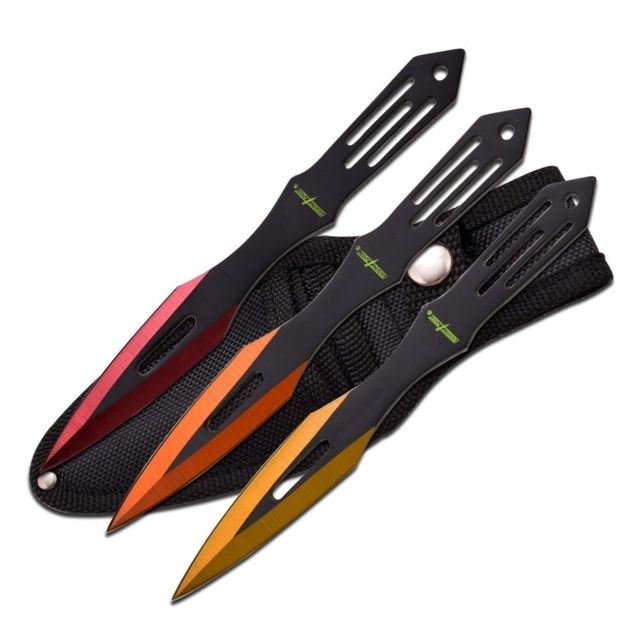 Perfect Point Tactical 6.5in Stainless Steel Blade Black Stainless Steel Handle - Perfect Point