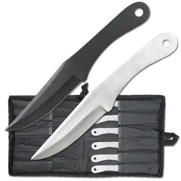 Perfect Point Tactical 8.5in Stainless Steel Blade Half Silver And Half Black Stainless Steel Handle - Perfect Point