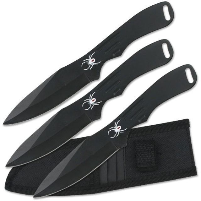 Perfect Point Tactical 8in Stainless Steel Blade Black Stainless Steel Handle - Perfect Point