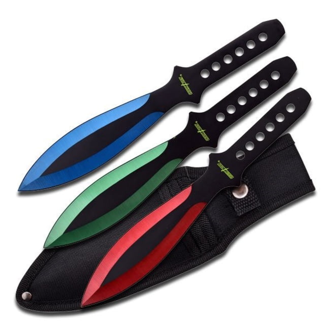 Perfect Point Tactical 9in Stainless Steel Blade Black Stainless Steel Handle - Perfect Point