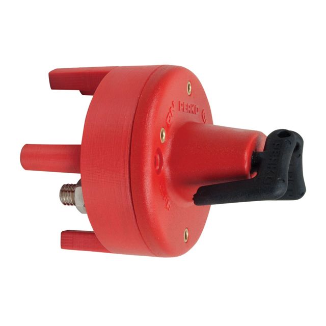 Perko Dual Battery Switch w/Mounting Ring & Legs - Bulkhead Mount - Perko
