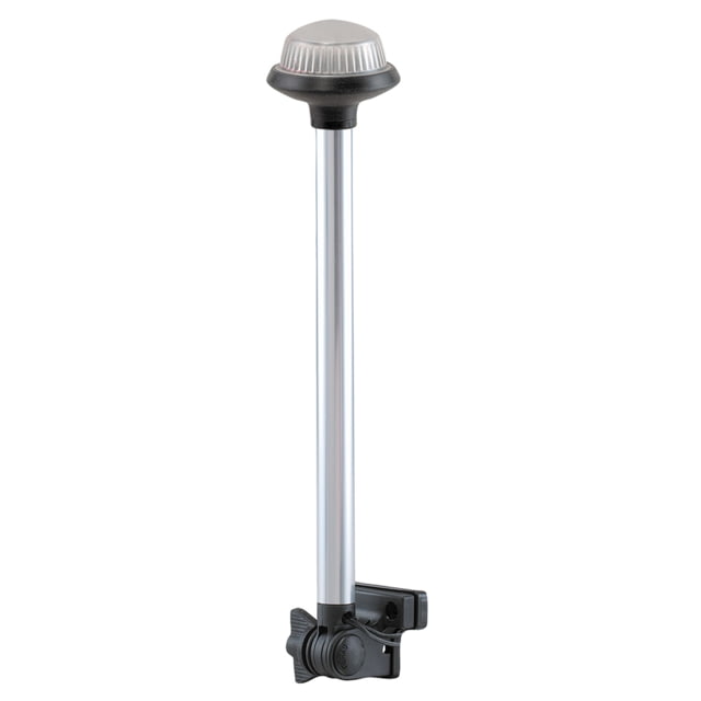 Perko Fold Down All-Round Frosted Globe Pole Light - Horizontal Mount - White - Perko