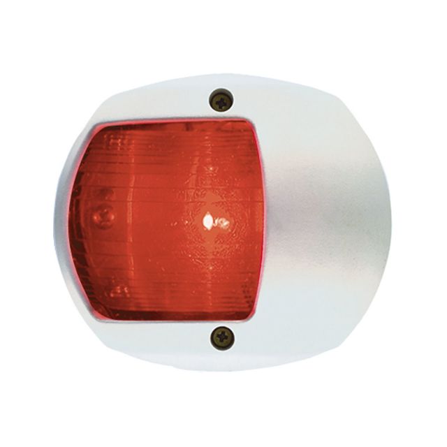 Perko LED Side Light w/ Housing 12V White Plastic Housing Red