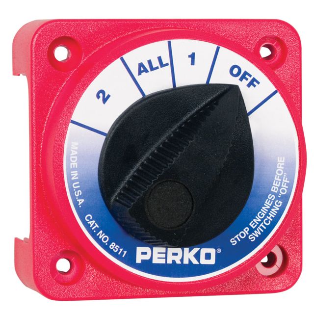 Perko Medium Duty Battery Selector Switch w/o Key Lock Compact - Perko