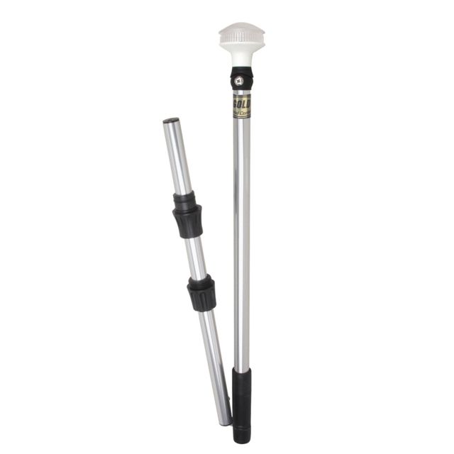 Perko Omega Series Universal LED Pole Light - 48" w/Fold In Half Pole - Perko