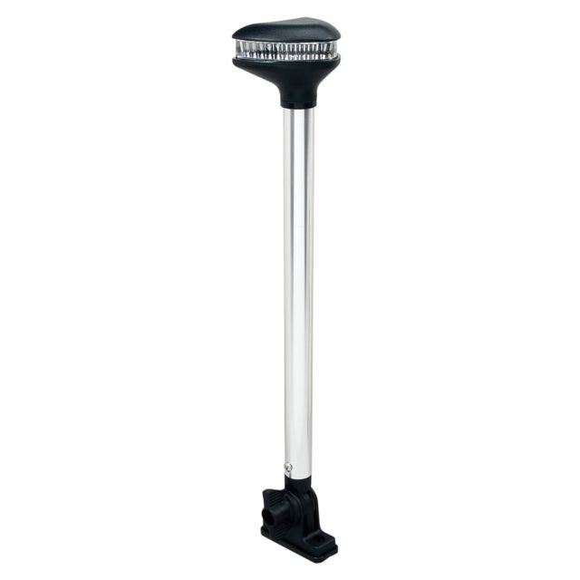 Perko Stealth Series - L.E.D. Fold Down White All-Round Light - Vertical Mount - 13-3/8" - Perko
