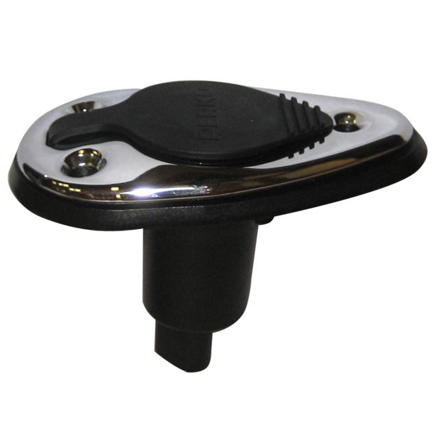 Perko Threaded Collar Pole Light Mounting Base 2 Pin Chrome Plated