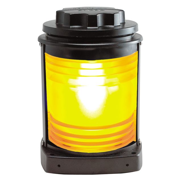 Perko Towing Light - Black Plastic Yellow Lens - Perko