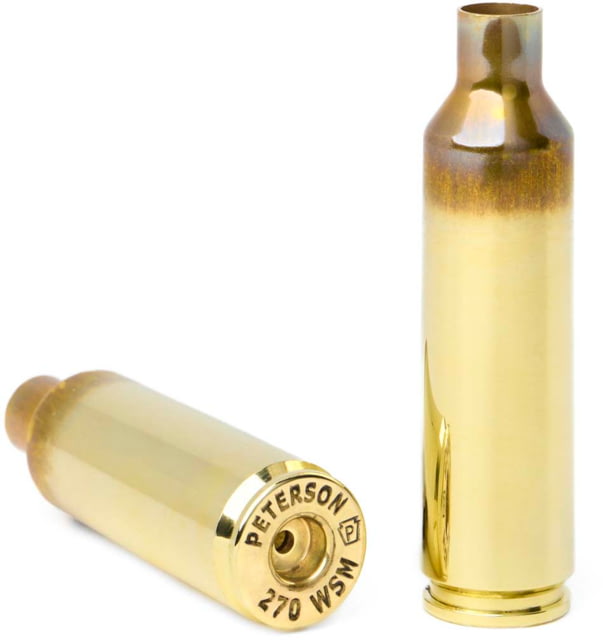 Peterson Cartridge .270 Winchester Short Magnum Rifle Brass 250 Piece