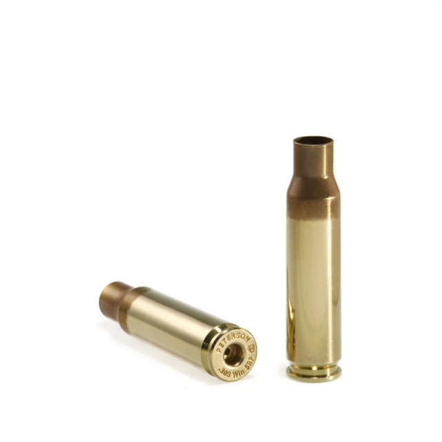 Peterson Cartridge .308 Win Match SRP Brass Rifle Brass Casing 50 Count