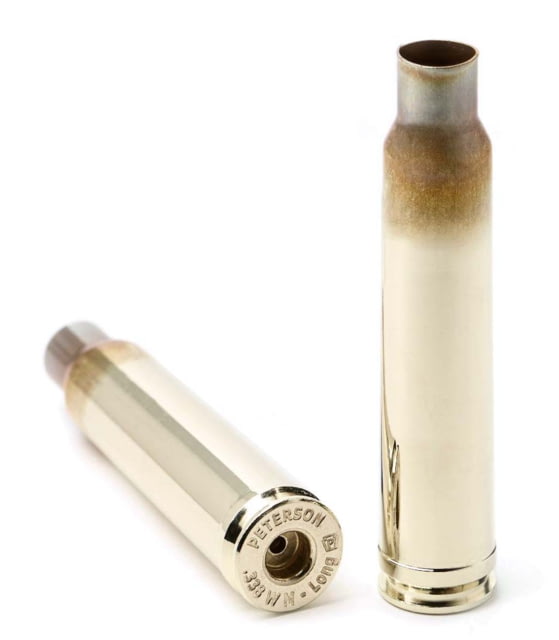 Peterson Cartridge .338 Winchester Magnum Long Rifle Brass 50 Piece