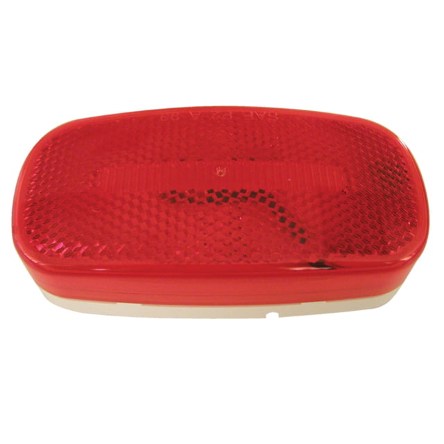 Peterson The 180 Series Piranha LED Oval Clearance/Side Marker Light With Reflex Red - Peterson