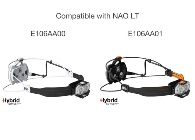 Petzl Nao LT Headband Black/Orange - Petzl