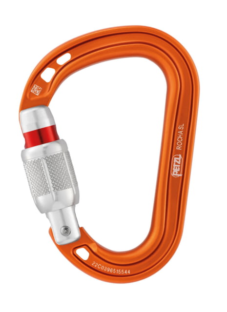 Petzl Rocha Screw-Lock Carabiner Orange