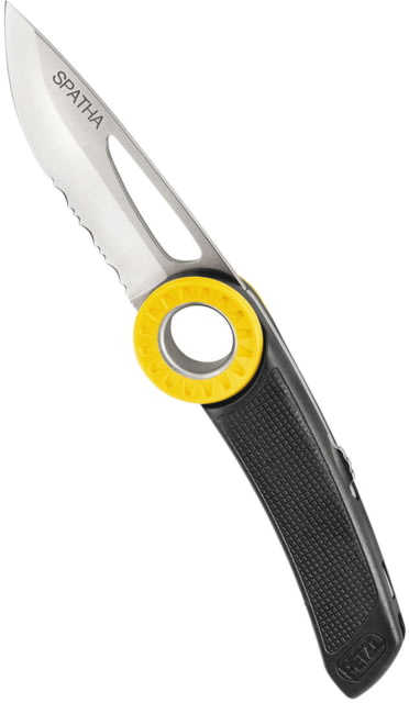 Petzl Nylon Spatha Folding Knife 2.5in Nylon Normal Blade Black - Petzl