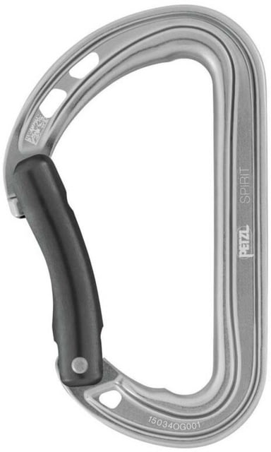 Petzl Petzl Spirit Bent Carabiner Gray - $16.95 at Optics Planet