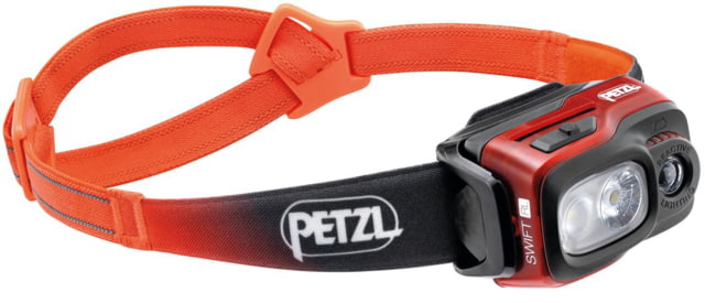 Petzl Swift RL Headlamp Black/Orange - Petzl