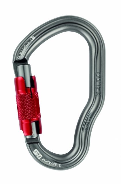 Petzl Vertigo Twist-Lock Carabiner, Aluminum, M40A RLA