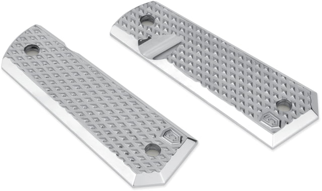Phase 5 Weapon Systems Inc Aluminum  Grips Diamond Pattern Silver  Grip-AluminumDiamond - Phase 5 Weapon Systems Inc