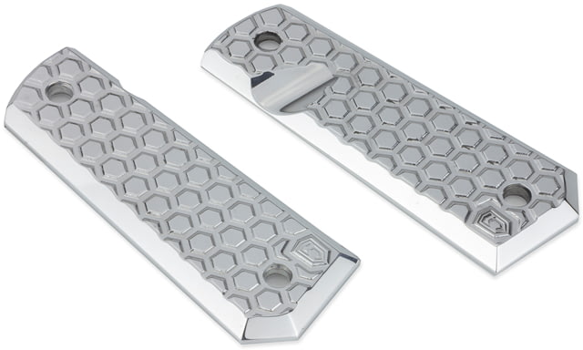 Phase 5 Weapon Systems Inc Aluminum  Grips Hex Pattern Silver  Grip-AluminumHex - Phase 5 Weapon Systems Inc