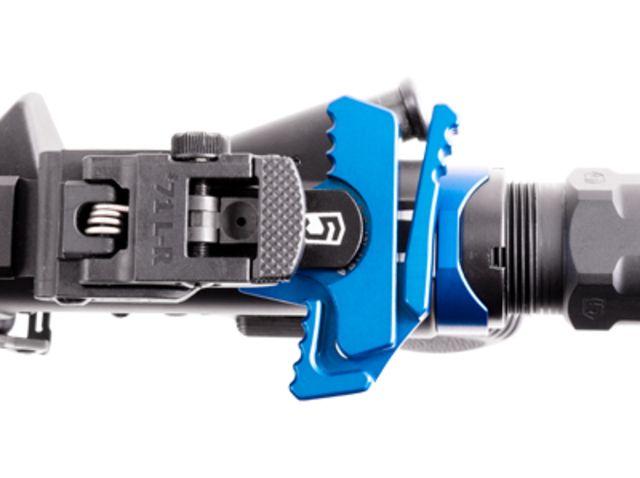 Phase 5 Weapon Systems Inc Ambi-Battle Latch / Charging Handle Assembly Blue Medium - Phase 5 Weapon Systems Inc