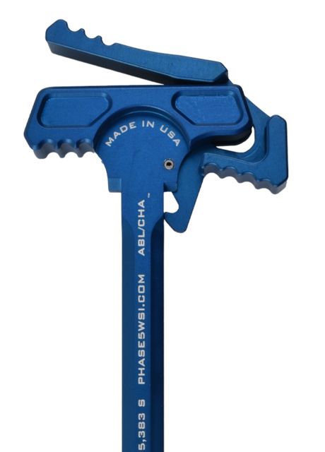Phase 5 Weapon Systems Inc Ambi-Battle Latch/Charging Handle Assembly DPMS Gen I/LR-308/AR-10 .308 7075 Aluminum Anodized Blue - Phase 5 Weapon Systems Inc