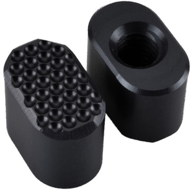 USED Phase 5 Weapon Systems Inc Dimpled Magazine Release Button Anodized Black PMR-BLK Dimpled EDEMO1 Used Condition Fair Condition Fair Used - Phase 5 Weapon Systems Inc
