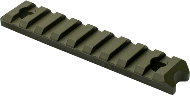 Phase 5 Weapon Systems Inc M-LOK Picatinny Rail Section 9 Slot OD Green - Phase 5 Weapon Systems