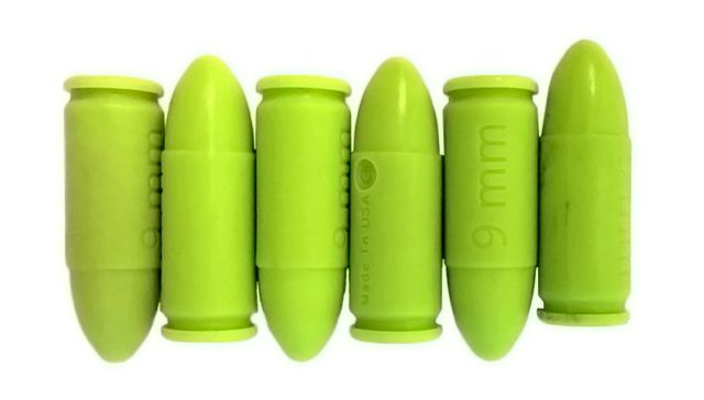 Phoenix Technology Inert Training Ammo 9mm 6-Piece Green - Phoenix Technology