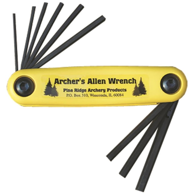 Pine Ridge Archery Allen Wrench Set Yellow Extra Large