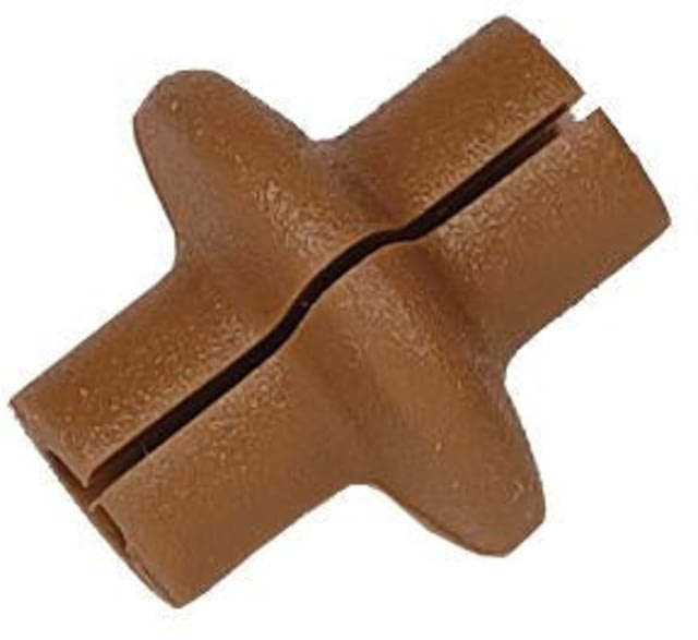 Pine Ridge Archery Kisser Button Brown/Slotted 1/pkg - Pine Ridge Archery