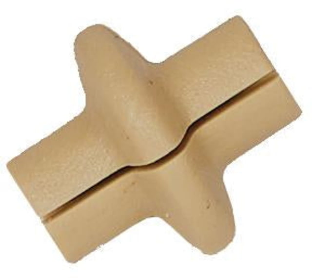 Pine Ridge Archery Kisser Button Tan/Slotted 1/pkg - Pine Ridge Archery