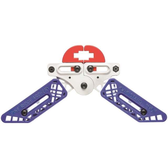 Pine Ridge Archery Kwik Stand Bow Support White/Red/Blue - Pine Ridge Archery
