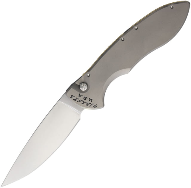 Piranha Knives Auto Fusion Buttonlock Sat Gry PKC - Piranha Knives