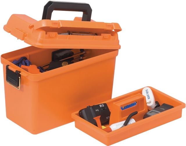 Plano Plano Emergency Supply Box with Shelf Orange - $51.19 at Optics Planet