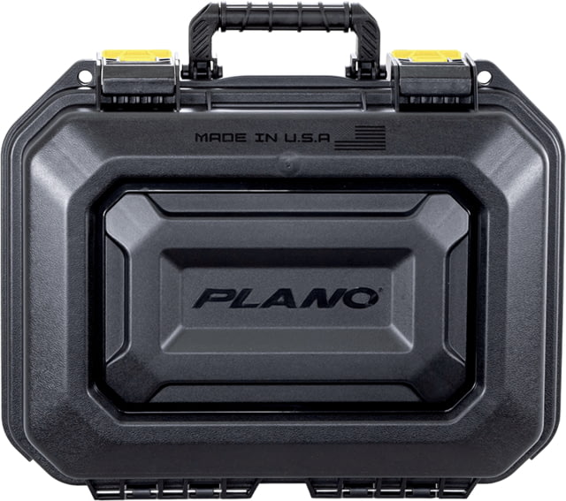 Plano All-weather Two Pistol Case Black/Yellow