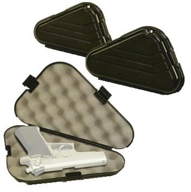 Plano Plastic Single Pistol Case Black 9.75in - Plano