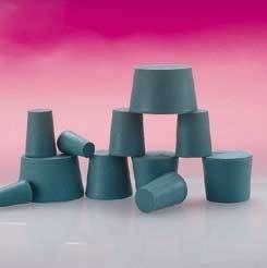 Plasticoid Green Neoprene Stoppers Solid 5--M350 Case