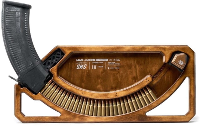 PODAVACH U-Loader Magazine Speed Loader for SKS Walnut