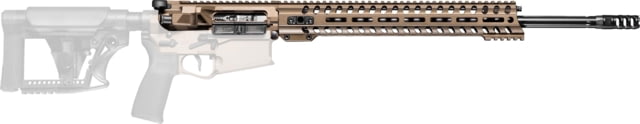 POF USA Revolution DI Upper Receiver 308 WIN 18.5in Barrel Rifle Length 1-10 Twist 5/8x24 14.5in M-Lok Rail Triple Port Muzzle Break Burnt Bronze - Pof Usa