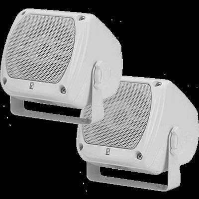 Poly-Planar 4x4in Compact Box Speaker 40 Watt White - Poly-Planar