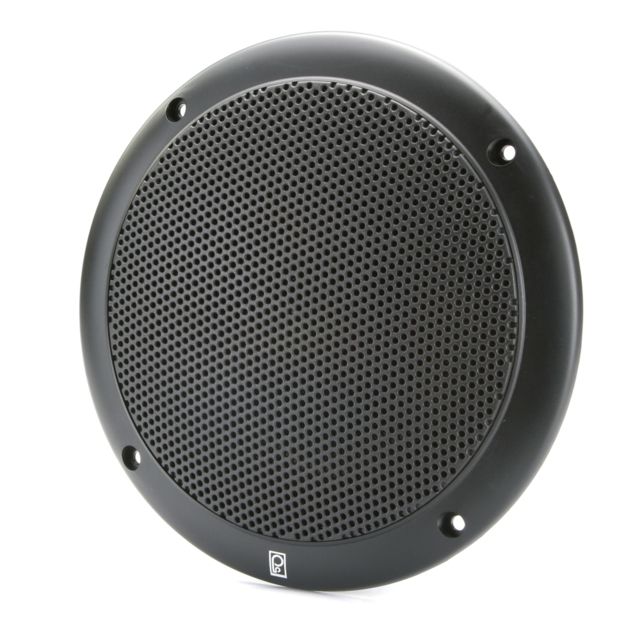 Poly-Planar 5" 2-Way Coax-Integral Grill Speaker - Pair Black - Poly-Planar