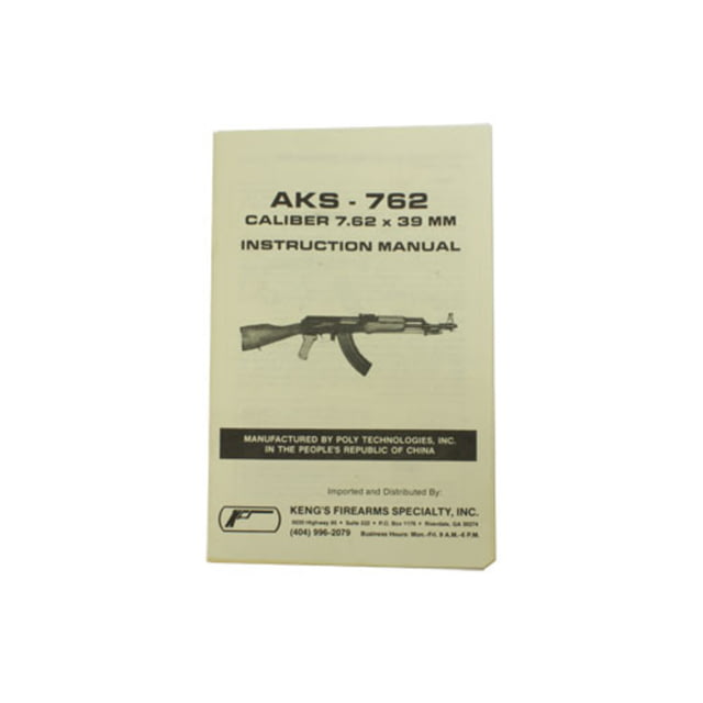 Poly Technologies AK47 Instruction Manual Black