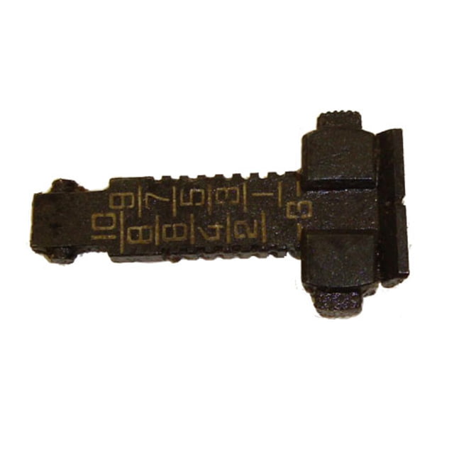 Poly Technologies SKS Rear Sight Assembly Black - Poly Technologies