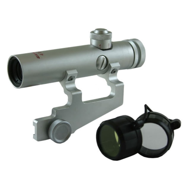 Poly Technologies Ultralux 4-Power Scope Integral See-Thru Mount Nickle Black - Poly Technologies