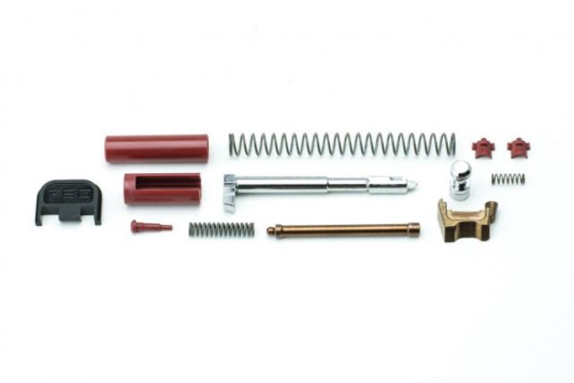 USED Polymer80 Slide Parts Kit PF-Series/Glock Black/Red P80-PFP-SKIT-BLK/RED EDEMO1 Used Condition Fair - Polymer80