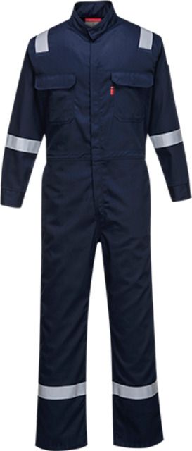 Portwest Bizflame 88/12 Iona Coverall Navy Large - Portwest