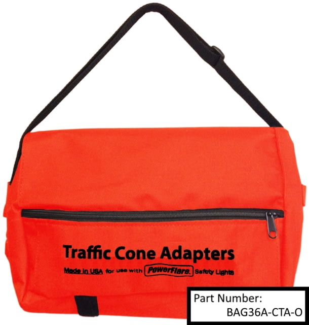 Powerflare Carrying Bag for up to 36 Cone Top Adapters Orange - Powerflare
